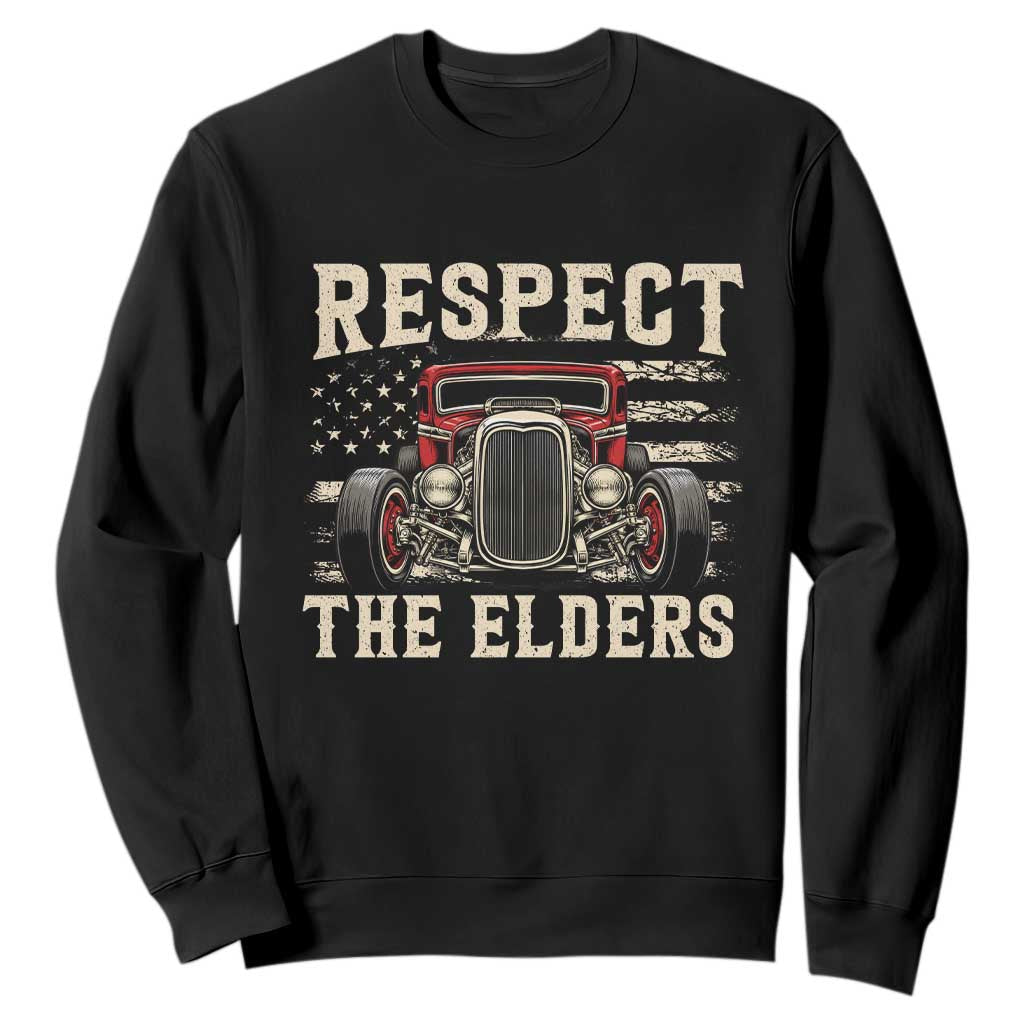 Respect The Elders Sweatshirt 1932 American Classic Hotrod