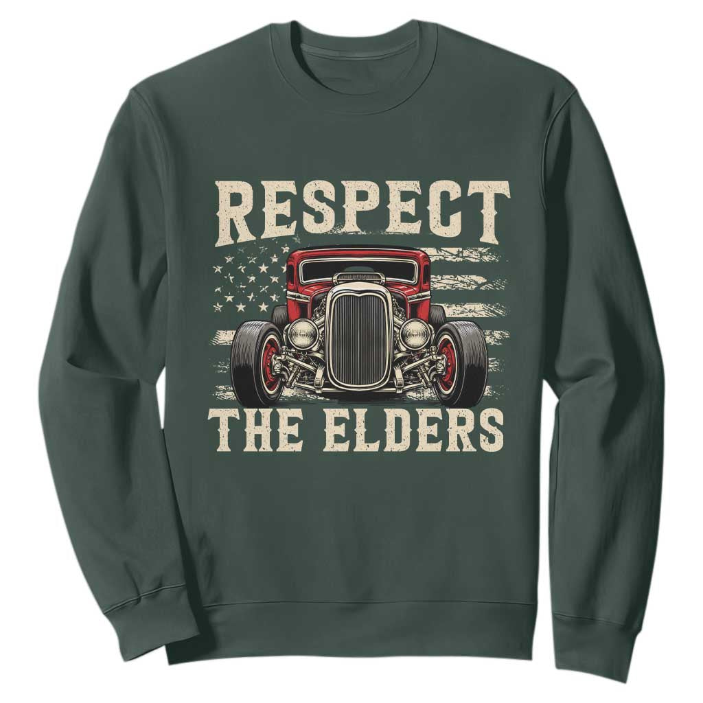 Respect The Elders Sweatshirt 1932 American Classic Hotrod
