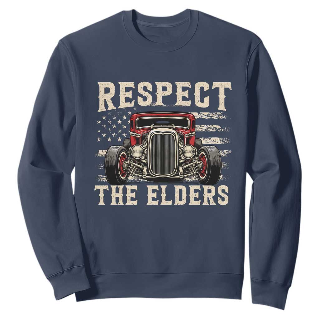 Respect The Elders Sweatshirt 1932 American Classic Hotrod