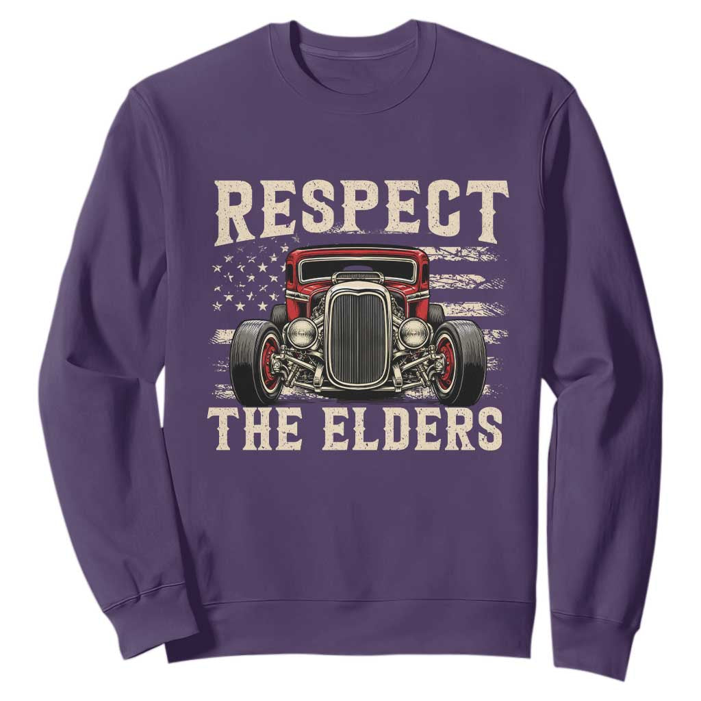 Respect The Elders Sweatshirt 1932 American Classic Hotrod