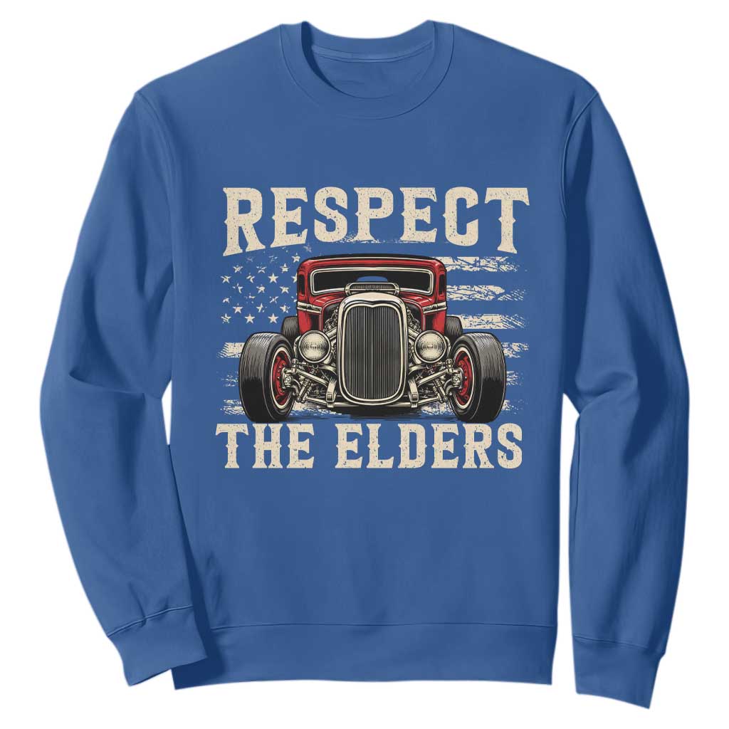 Respect The Elders Sweatshirt 1932 American Classic Hotrod