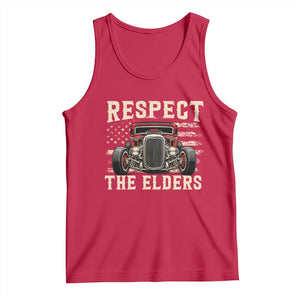 Respect The Elders Tank Top 1932 American Classic Hotrod