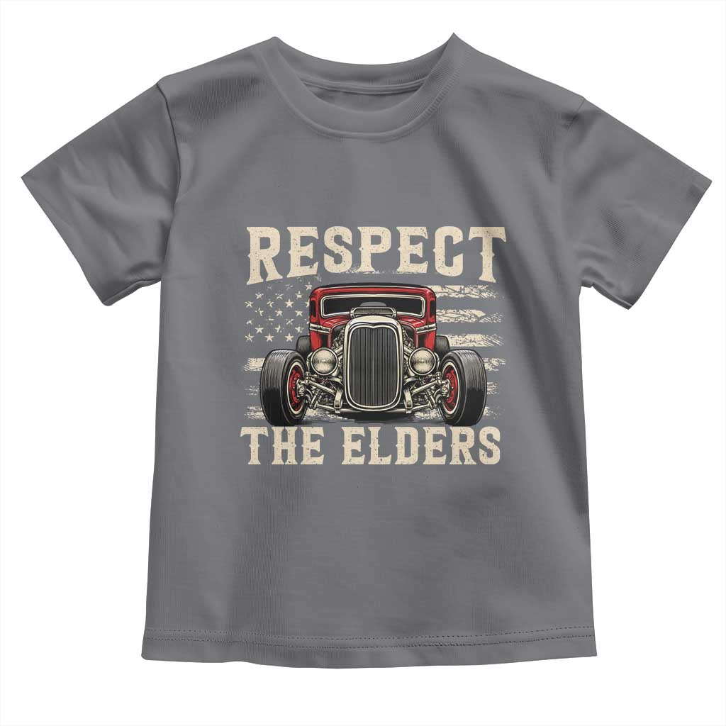 Respect The Elders Toddler T Shirt 1932 American Classic Hotrod