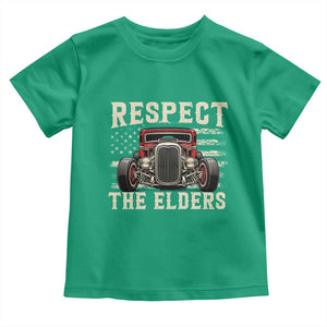 Respect The Elders Toddler T Shirt 1932 American Classic Hotrod