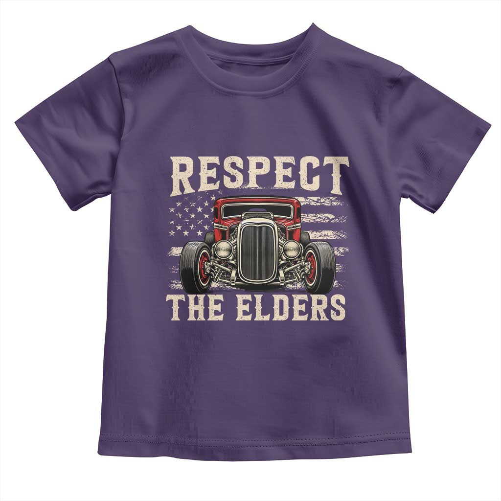 Respect The Elders Toddler T Shirt 1932 American Classic Hotrod