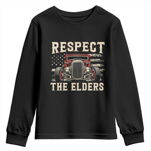 Respect The Elders Youth Sweatshirt 1932 American Classic Hotrod