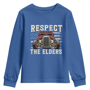 Respect The Elders Youth Sweatshirt 1932 American Classic Hotrod
