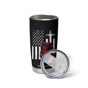 Classic Big Block Blower Tumbler Cup Patriotic Racing Engine American Flag Christian Cross TS14 Print Your Wear