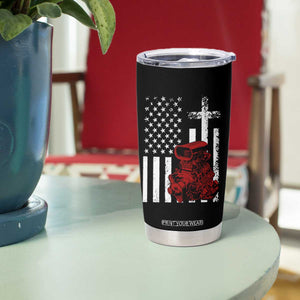 Classic Big Block Blower Tumbler Cup Patriotic Racing Engine American Flag Christian Cross TS14 Print Your Wear