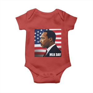 Martin Luther King Jr Baby Onesie Human Rights TS14 Red Print Your Wear