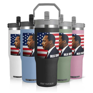 Martin Luther King Jr Flip Straw Tumbler Human Rights TS14 Print Your Wear