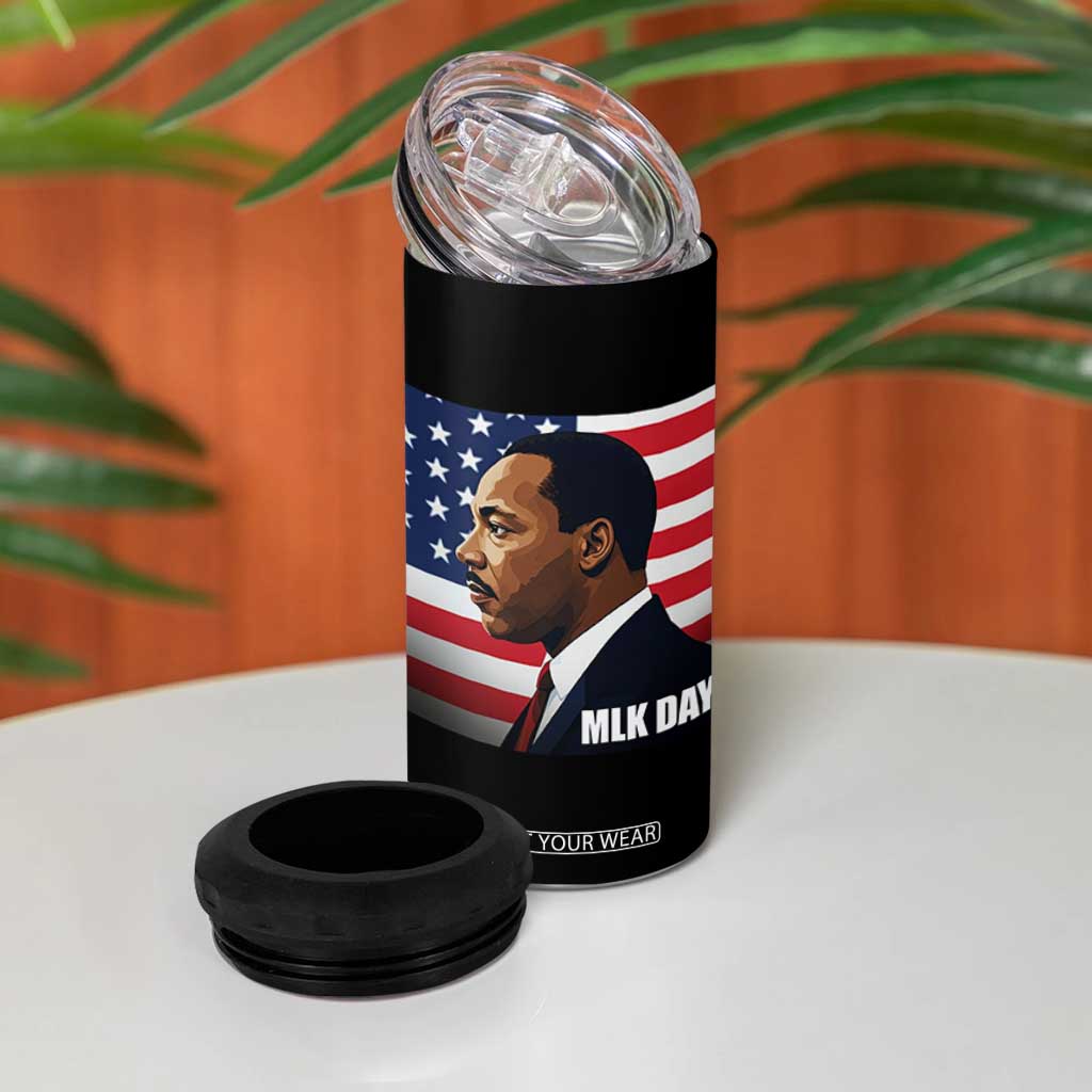 Martin Luther King Jr 4 in 1 Can Cooler Tumbler Human Rights TS14 Print Your Wear