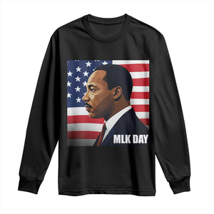 Martin Luther King Jr Long Sleeve Shirt Human Rights TS14 Black Print Your Wear
