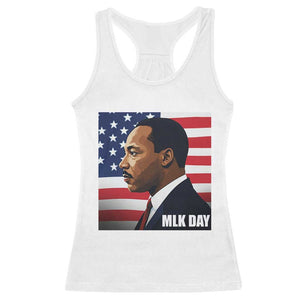 Martin Luther King Jr Racerback Tank Top Human Rights TS14 White Print Your Wear