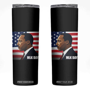Martin Luther King Jr Skinny Tumbler Human Rights TS14 Black Print Your Wear