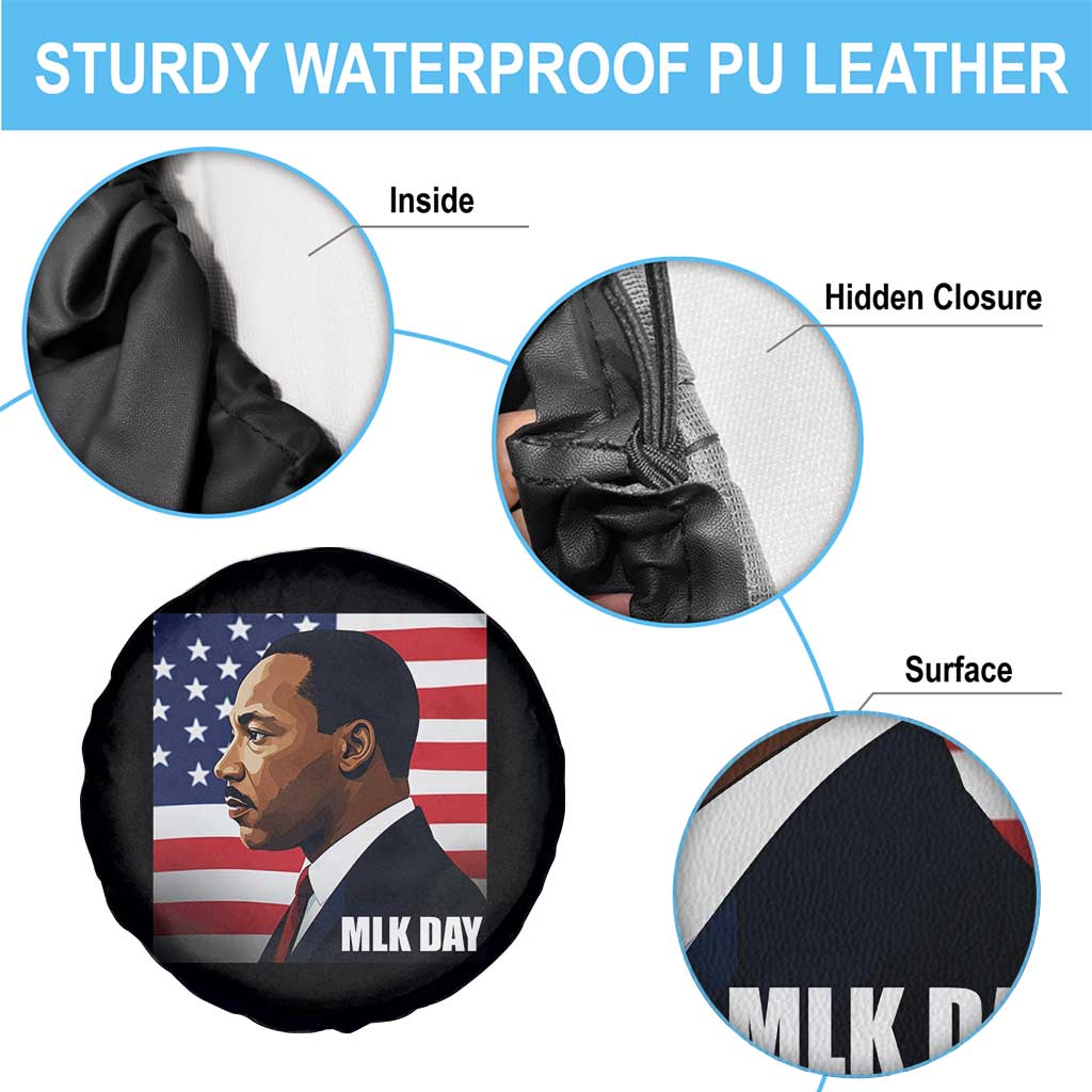 Martin Luther King Jr Spare Tire Cover Human Rights TS14 Print Your Wear