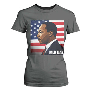 Martin Luther King Jr T Shirt For Women Human Rights TS14 Dark Heather Print Your Wear