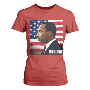 Martin Luther King Jr T Shirt For Women Human Rights TS14 Red Print Your Wear