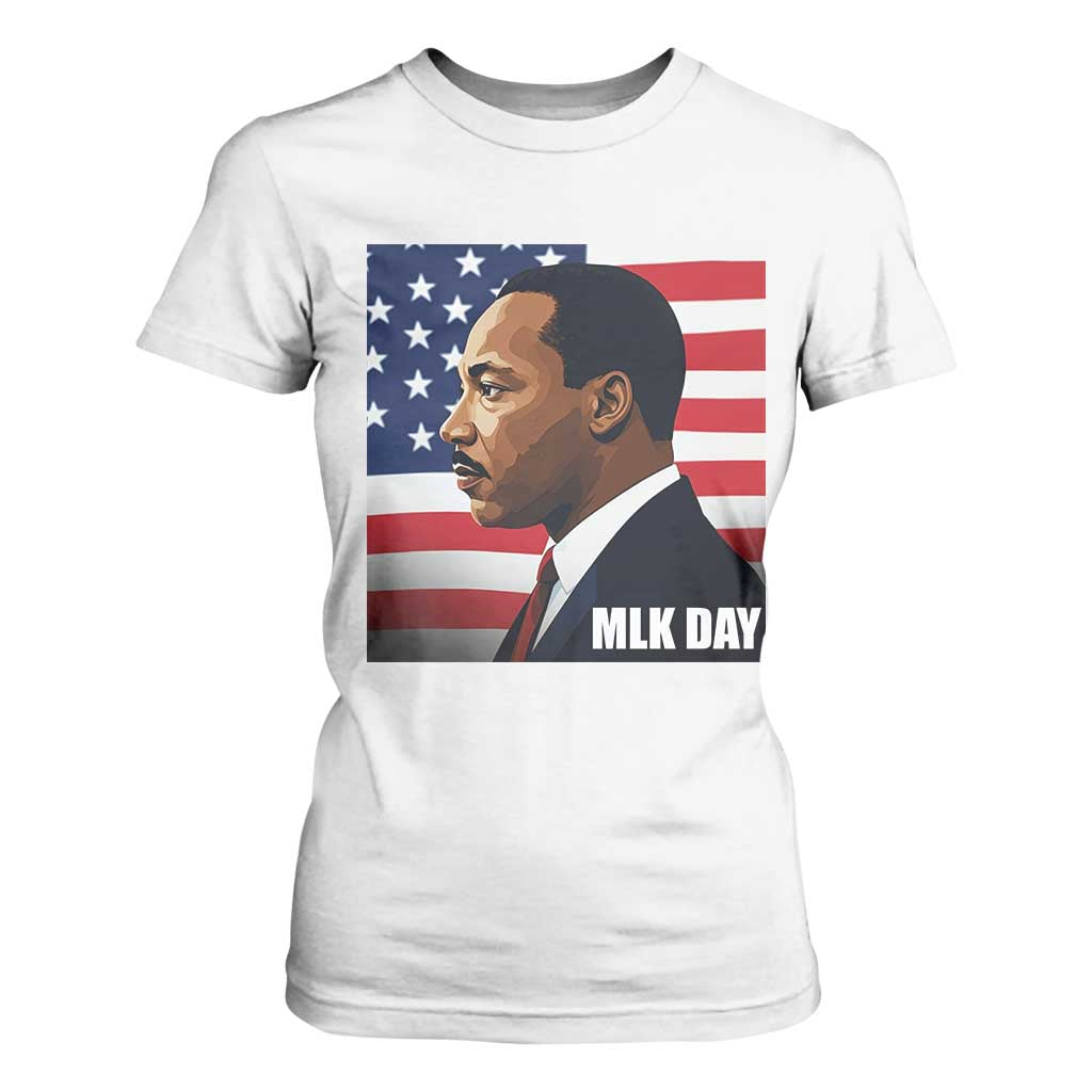 Martin Luther King Jr T Shirt For Women Human Rights TS14 White Print Your Wear
