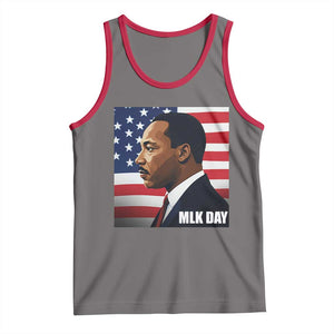 Martin Luther King Jr Tank Top Human Rights TS14 Deep Heather Red Print Your Wear