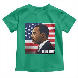Martin Luther King Jr Toddler T Shirt Human Rights TS14 Irish Green Print Your Wear