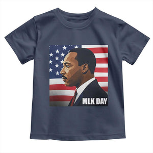 Martin Luther King Jr Toddler T Shirt Human Rights TS14 Navy Print Your Wear