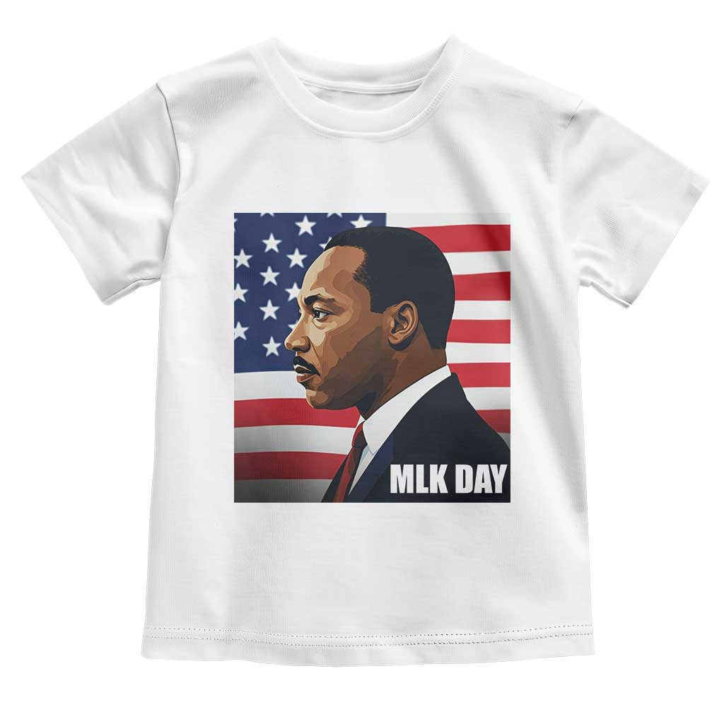 Martin Luther King Jr Toddler T Shirt Human Rights TS14 White Print Your Wear