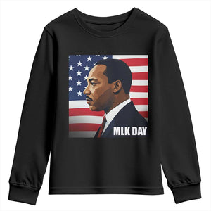 Martin Luther King Jr Youth Sweatshirt Human Rights TS14 Black Print Your Wear