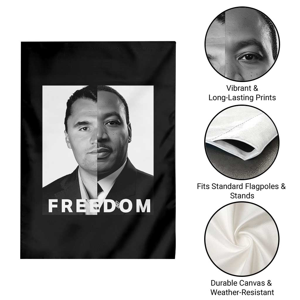 Freedom Charlie Kirk Garden Flag Martin Luther King Jr TS14 Print Your Wear