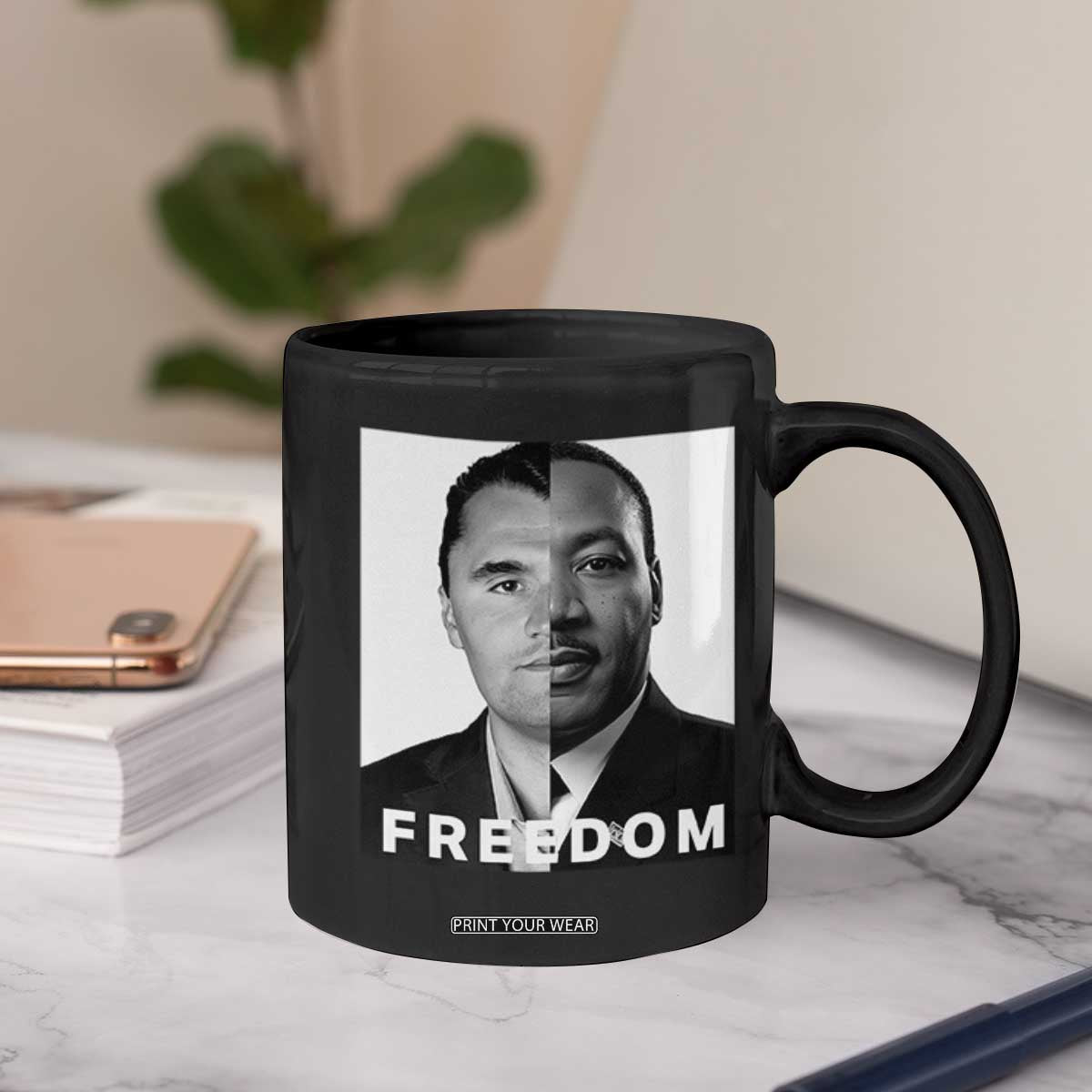 Freedom Charlie Kirk Coffee Mug Martin Luther King Jr TS14 Print Your Wear