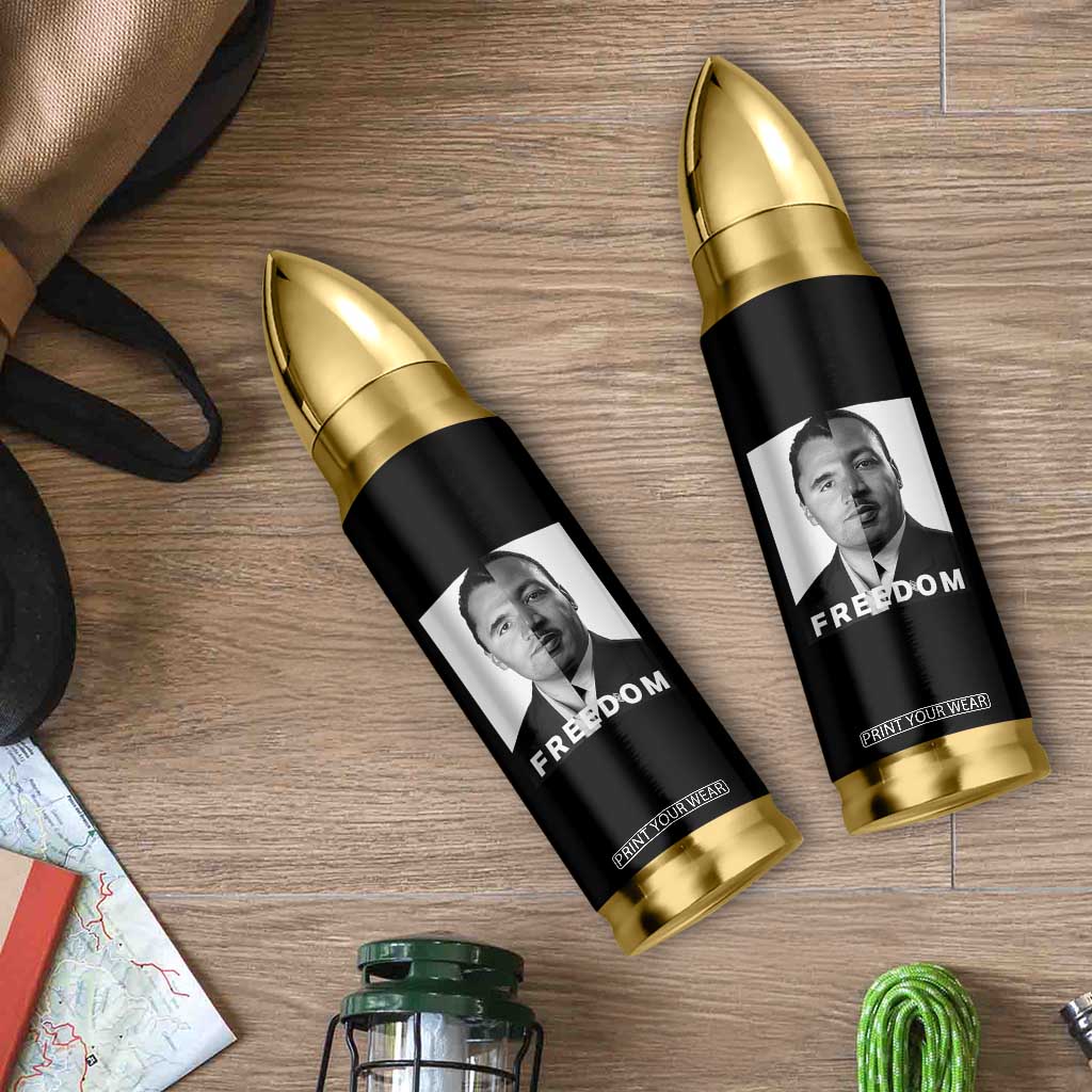 Freedom Charlie Kirk Bullet Tumbler Martin Luther King Jr TS14 Print Your Wear