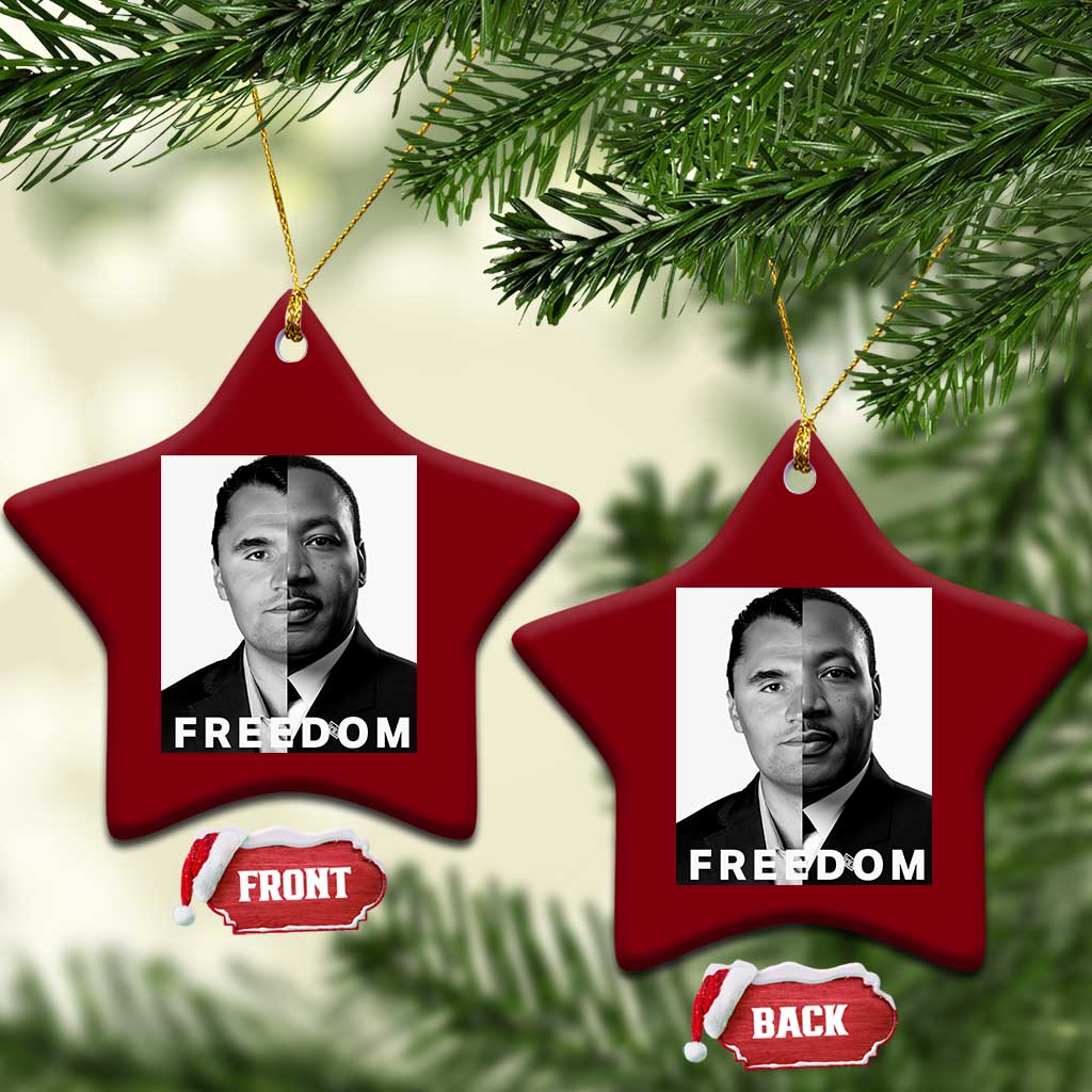 Freedom Charlie Kirk Ceramic Ornament Martin Luther King Jr TS14 Print Your Wear