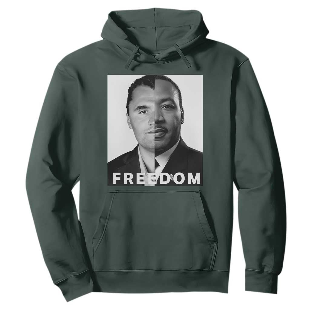 Freedom Charlie Kirk Hoodie Martin Luther King Jr TS14 Dark Forest Green Print Your Wear