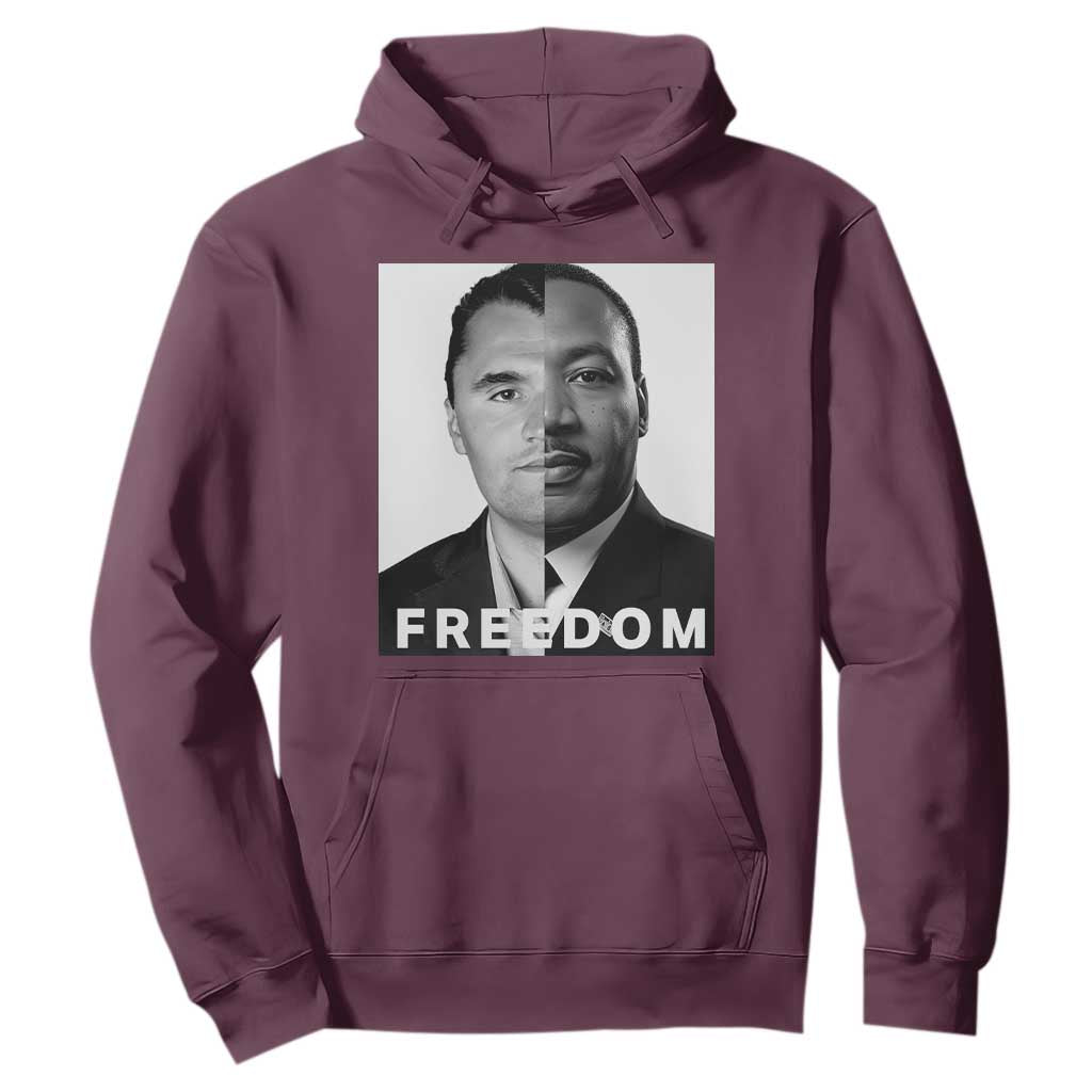 Freedom Charlie Kirk Hoodie Martin Luther King Jr TS14 Maroon Print Your Wear
