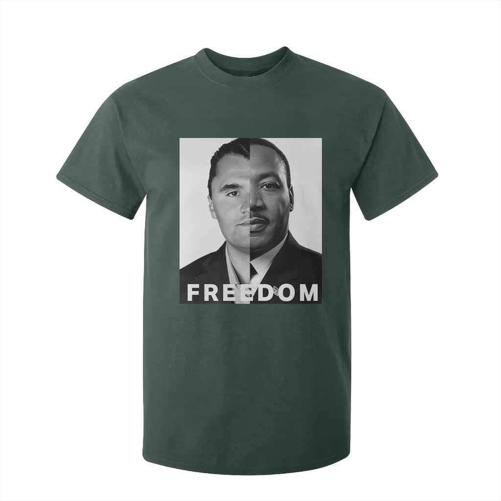 Freedom Charlie Kirk T Shirt For Kid Martin Luther King Jr TS14 Dark Forest Green Print Your Wear