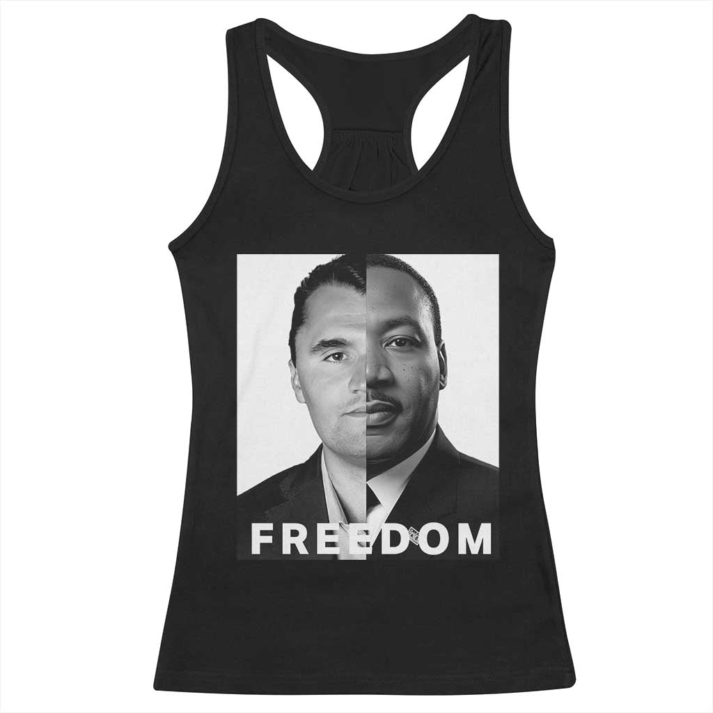 Freedom Charlie Kirk Racerback Tank Top Martin Luther King Jr TS14 Black Print Your Wear