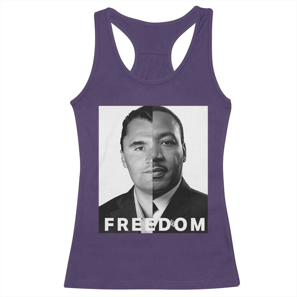 Freedom Charlie Kirk Racerback Tank Top Martin Luther King Jr TS14 Purple Print Your Wear