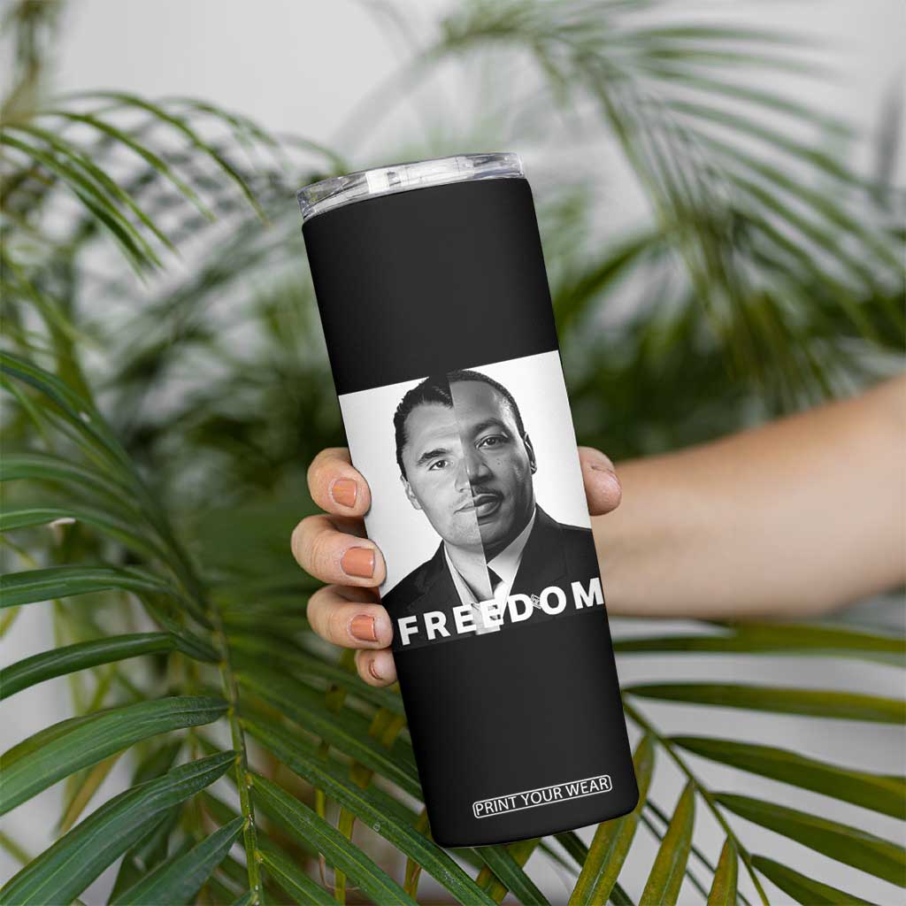Freedom Charlie Kirk Skinny Tumbler Martin Luther King Jr TS14 Print Your Wear