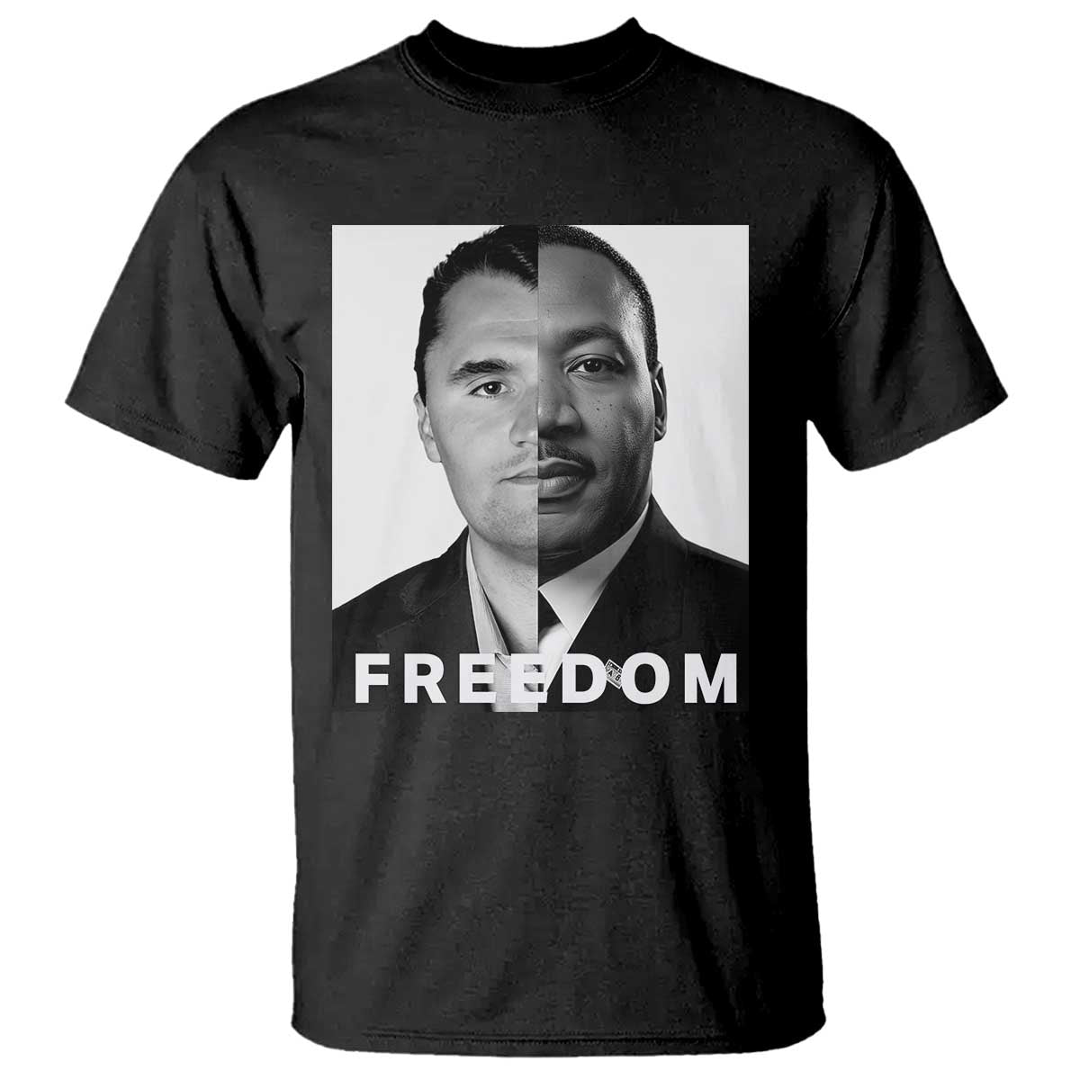 Freedom Charlie Kirk T Shirt Martin Luther King Jr TS14 Black Print Your Wear