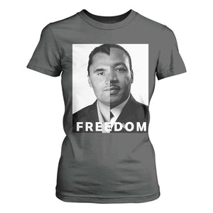 Freedom Charlie Kirk T Shirt For Women Martin Luther King Jr TS14 Dark Heather Print Your Wear