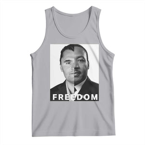 Freedom Charlie Kirk Tank Top Martin Luther King Jr TS14 Athletic Heather Print Your Wear