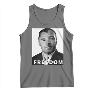 Freedom Charlie Kirk Tank Top Martin Luther King Jr TS14 Black Heather Print Your Wear