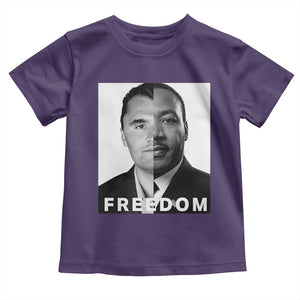 Freedom Charlie Kirk Toddler T Shirt Martin Luther King Jr TS14 Purple Print Your Wear