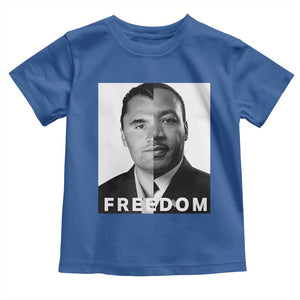 Freedom Charlie Kirk Toddler T Shirt Martin Luther King Jr TS14 Royal Blue Print Your Wear