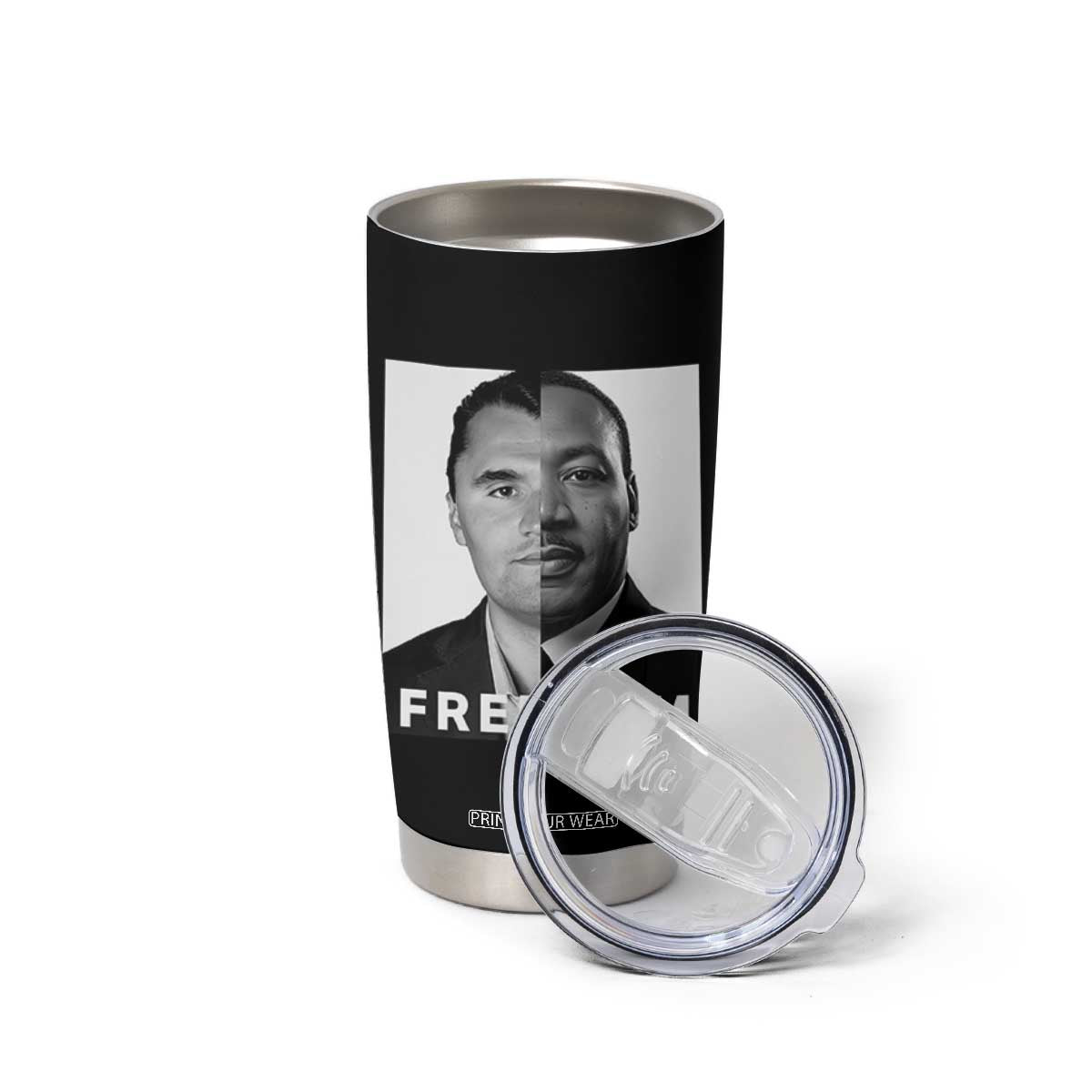Freedom Charlie Kirk Tumbler Cup Martin Luther King Jr TS14 Print Your Wear