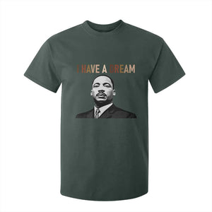 Martin Luther King Jr T Shirt For Kid I Have a Dream Cool Melanin Black History TS14 Dark Forest Green Print Your Wear