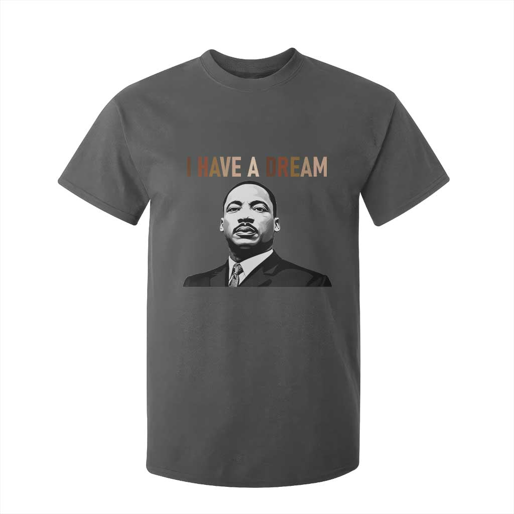 Martin Luther King Jr T Shirt For Kid I Have a Dream Cool Melanin Black History TS14 Dark Heather Print Your Wear