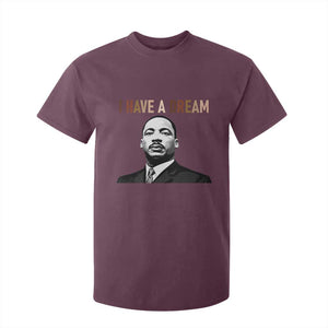Martin Luther King Jr T Shirt For Kid I Have a Dream Cool Melanin Black History TS14 Maroon Print Your Wear