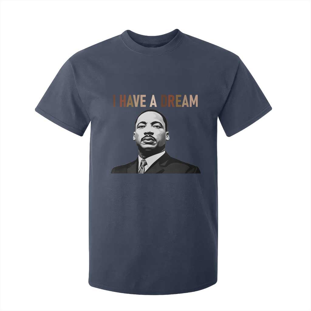 Martin Luther King Jr T Shirt For Kid I Have a Dream Cool Melanin Black History TS14 Navy Print Your Wear