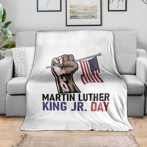 Martin Luther King Jr Throw Blanket Black History Month TS14 Print Your Wear